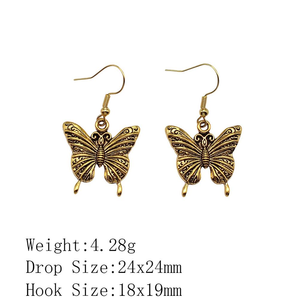 Выпускные серьги Ювелирные изделия Стрекоза Бабочка Серьги-подвески и висячие серьги Сувенирные серьги в стиле бохо