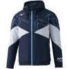Training Wear Windbreaker Jacket 32JE1745 Deep Navy X White S [Mizuno] N-XT