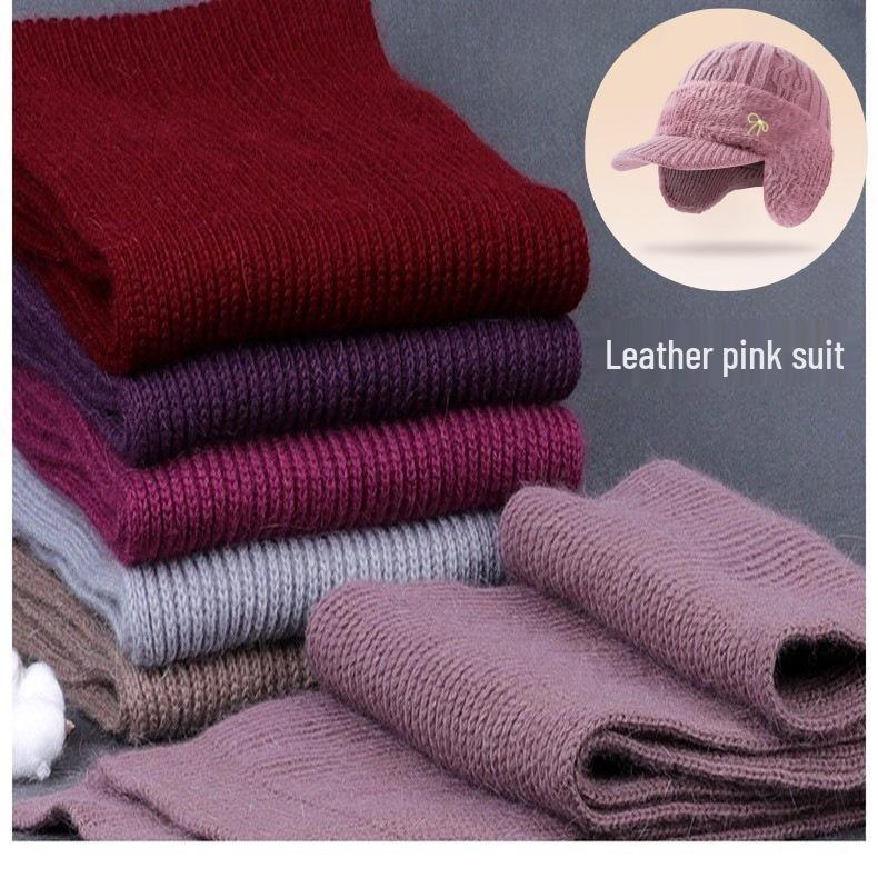 Ветрозащитная шапка на флисовой подкладке с защитой ушей для людей среднего и пожилого возраста - Теплая и стильная для осени и зимы