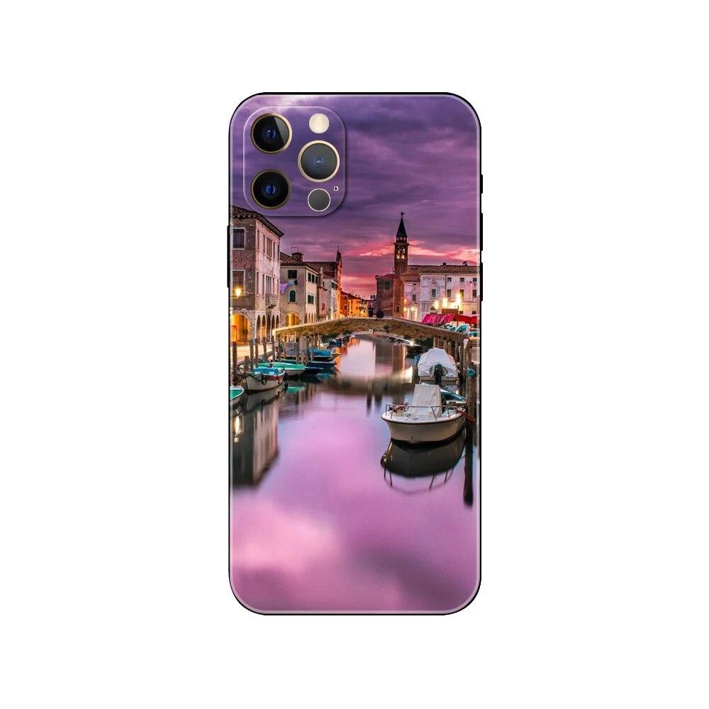 Чехол для телефона с пейзажем для iPhone Samsung Galaxy Redmi Xiaomi Oppo OnePlus Note SA 7 8 9 10 11 12 13 14 20 21 22 23 53 54 Pro Max Plus Ultra TPU Soft
