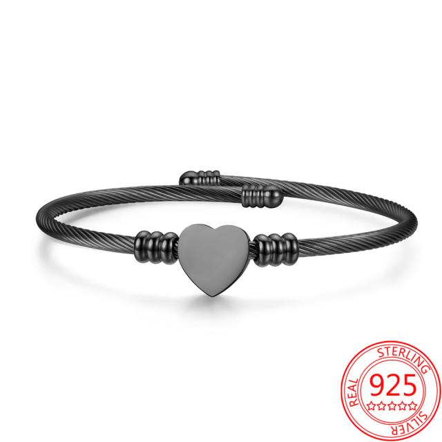 High Quality Sparkling Gold Stainless Steel Open Bracelet Adjustable Bracelet Girl Gift Diy Jewelry