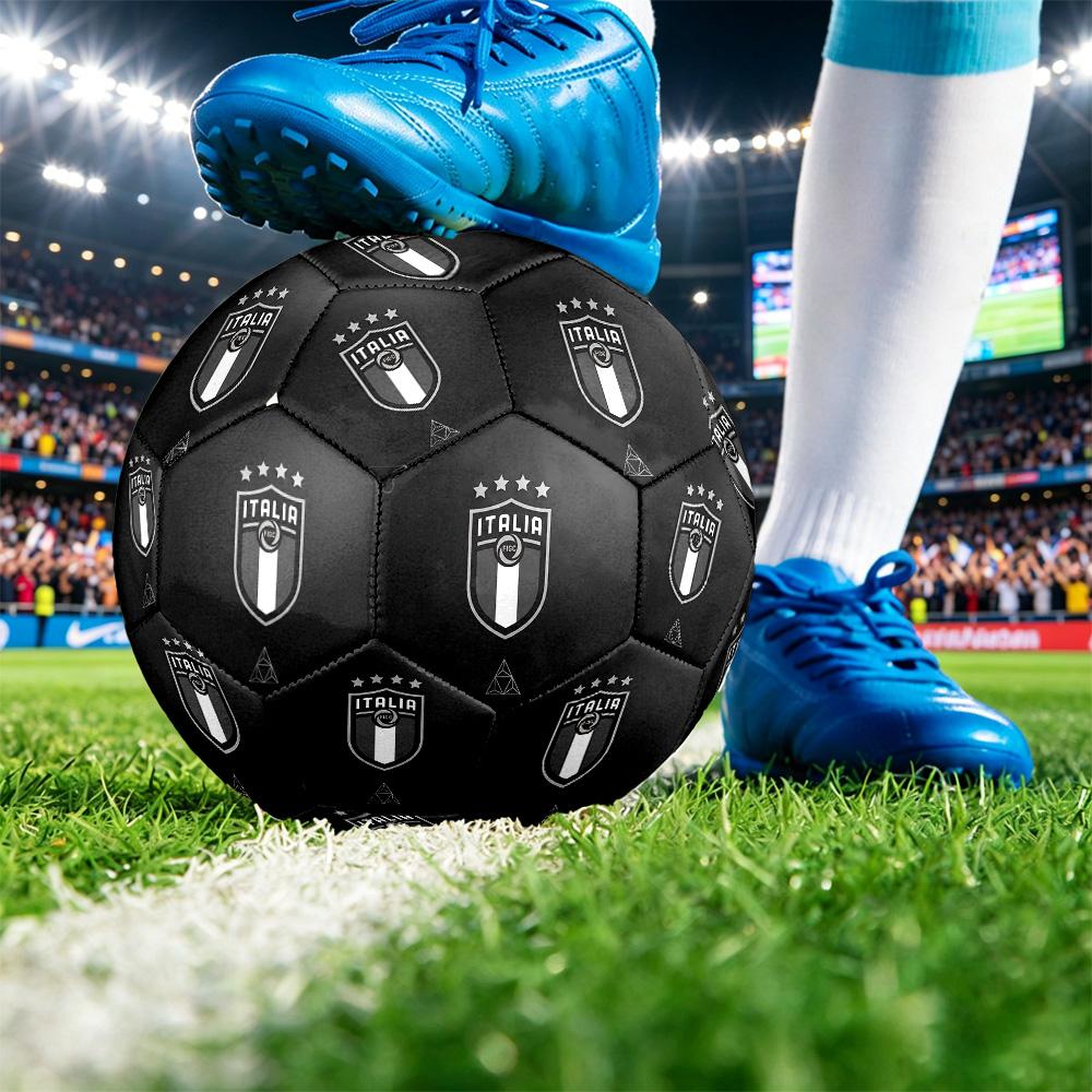 Italy Football Printed Size 5 Soccer Ball Wear Resistant Standard Adult Training Football Fan Gift for Indoor Outdoor Match Sports