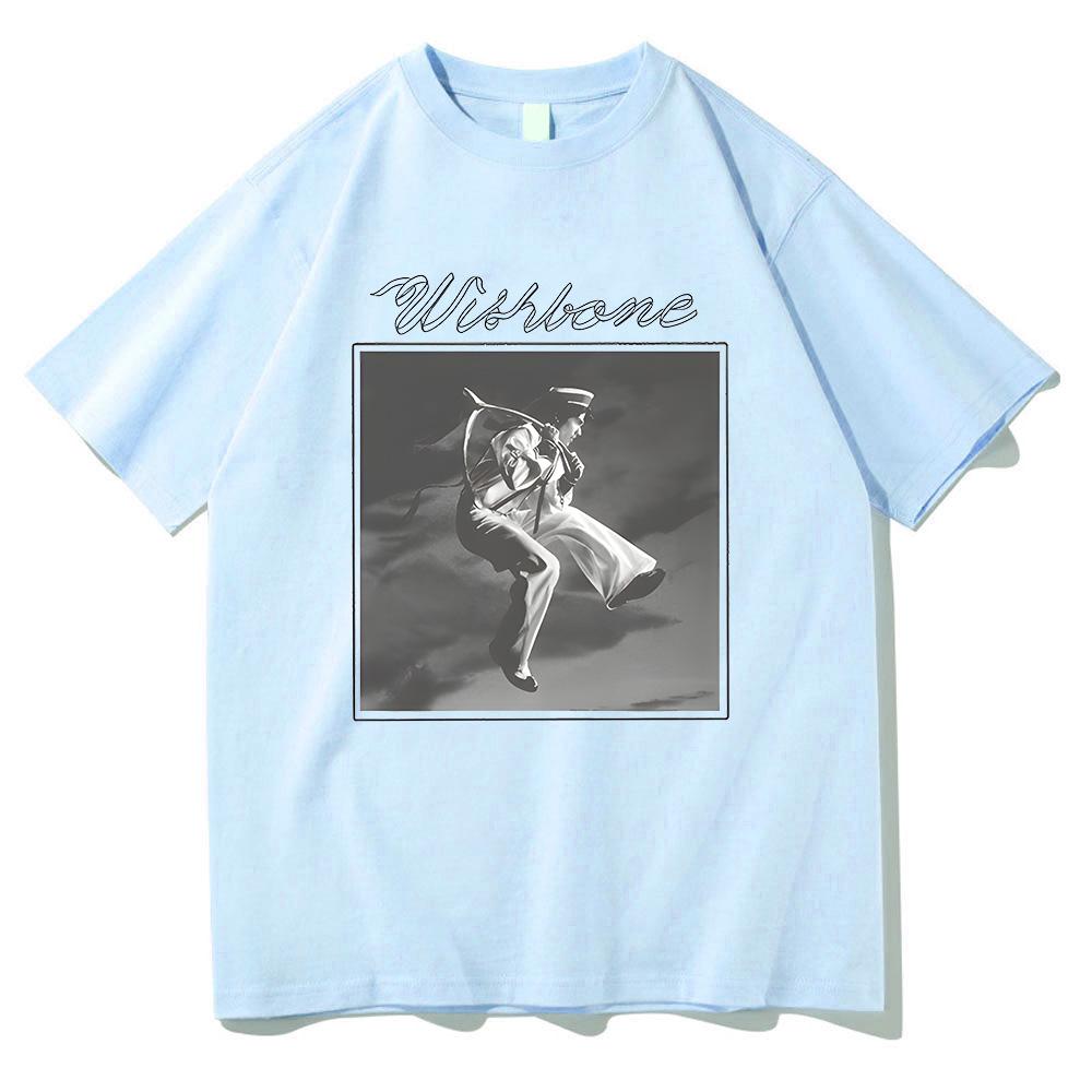 Конан Грей Wishbone Обложка альбома Футболка Мода Футболки из чистого хлопка Короткий рукав Лето Новинка Круглый вырез Y2K Топы Унисекс Одежда