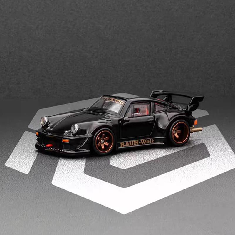 AABKN1 New In Stock Fg 1:64 Porsche 911 Rwb 930 Alloy Miniature Diecast Model Porshce Sports Rauh Welt Car Toys Kids Gift