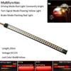 Motorcycle Strip Lights Turn Signal Replacement LED DC 12V Red+Yellow 20cm