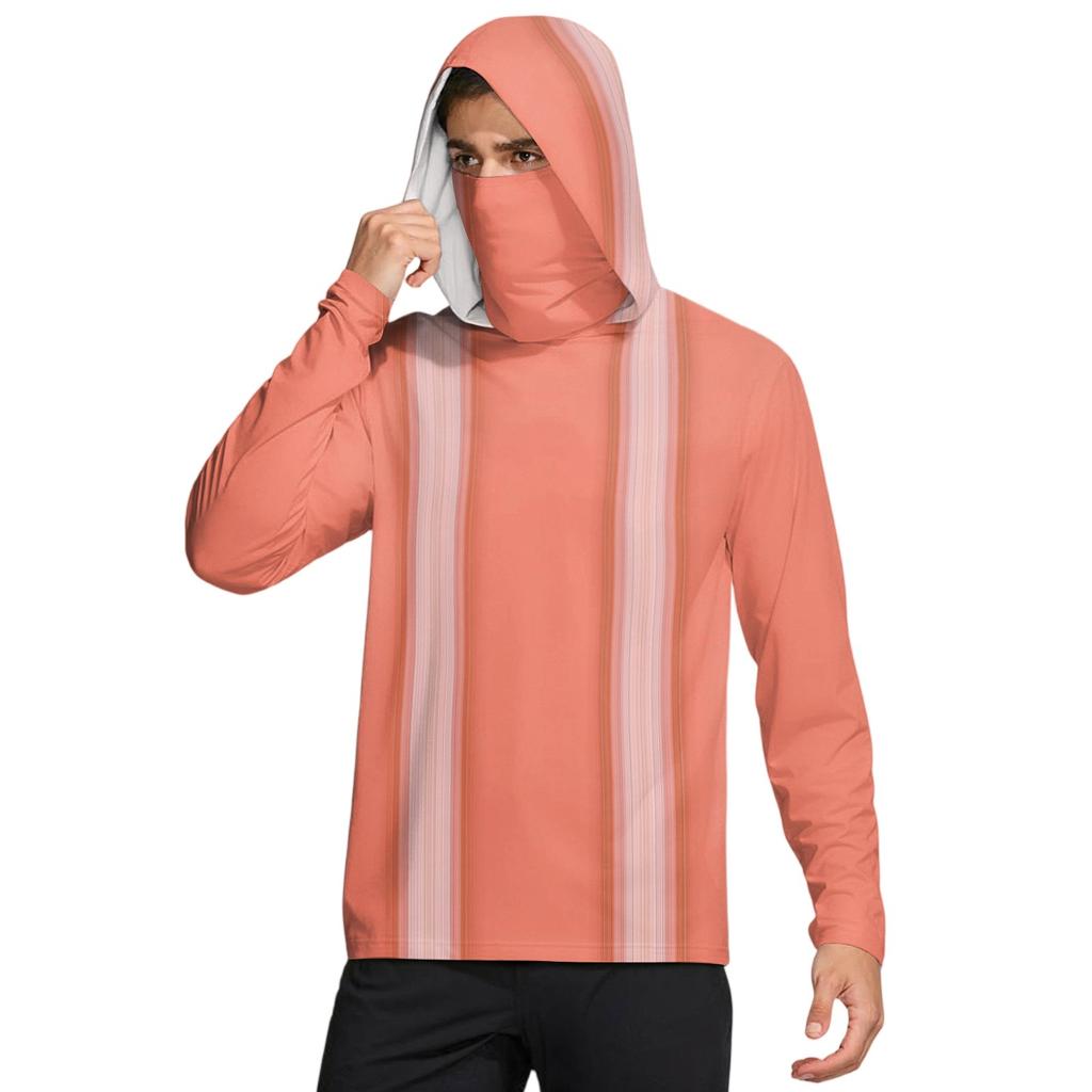 Мужская рубашка с защитой от солнца UPF50+, быстросохнущая рубашка с длинным рукавом, рубашка для бега, тренировок, рыбалки