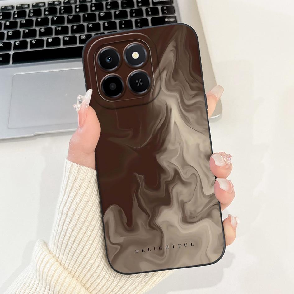 6.61" Чехол для Honor X6c 2025 Милый Панда Кролик Мягкий Жидкий Силикон Ударопрочный ТПУ Задняя Крышка Для HonroX6c Play 9C NIC-LX1 Para