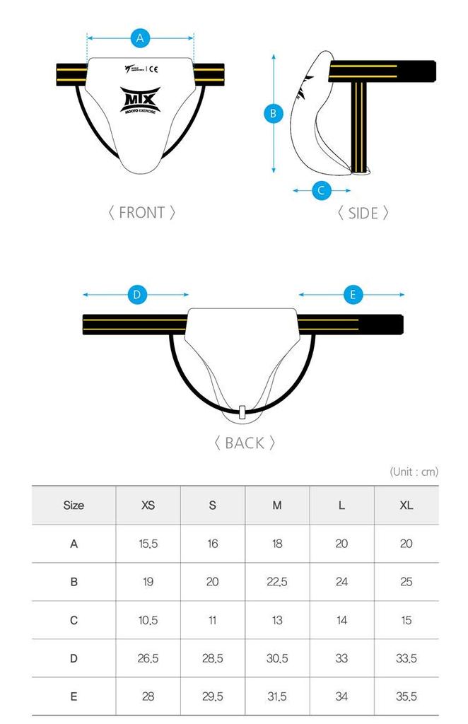 MOOTO Protector MTX WT Certified Foul Cup Glow-in (WTF Certified) (Large)