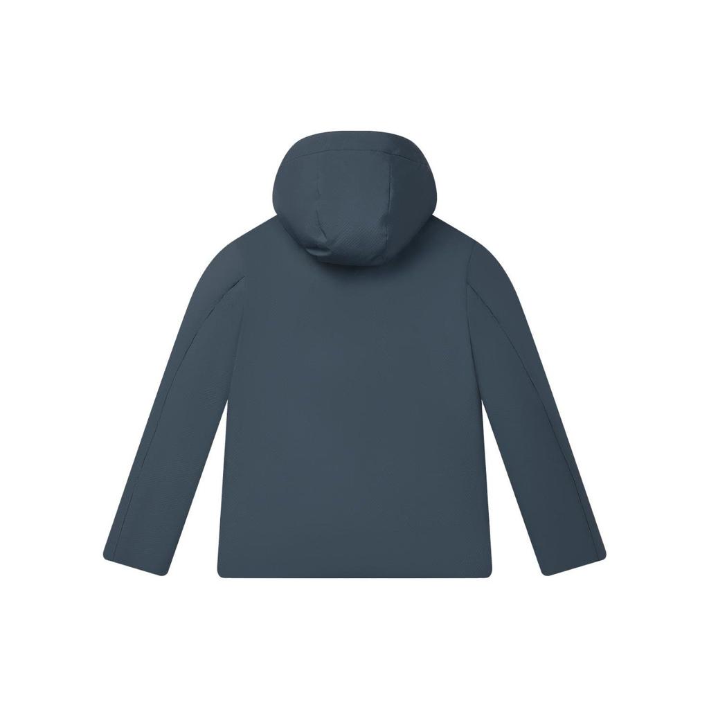 Fila Однотонная повседневная пуховая куртка с капюшоном мужская верхняя одежда туманно-голубая F11M342906F-BU