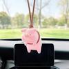 Cute Pig Car Accessorie Pendant Auto Rearview Mirror Pendant Birthday Gift Auto Decoraction Ornaments Coche