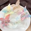 Sweety Pearlescent Hair Claw For Women Temperature Changing Butterfly Shark Gripper Exquisite Fine Flash Girls Hair Clips 1pc