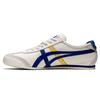 Mexico 66 Round Toe Lace-Up Sports Shoes Unisex Sneakers White Blue Yellow 1183A201-112