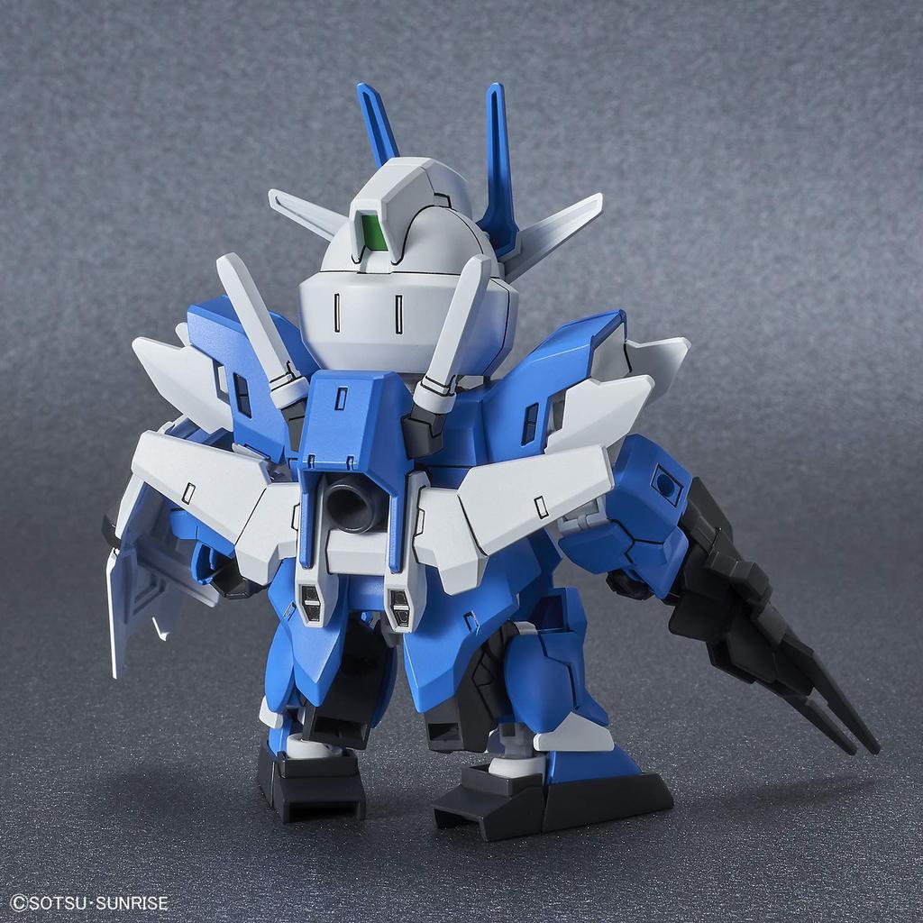 SD Gundam Cross Silhouette Earth Three Gundam пластиковая модель с цветовой кодировкой