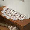 Crochet Cup Mat Round Placemat Tablecloth Hollow Lace Coaster  Table Decoration