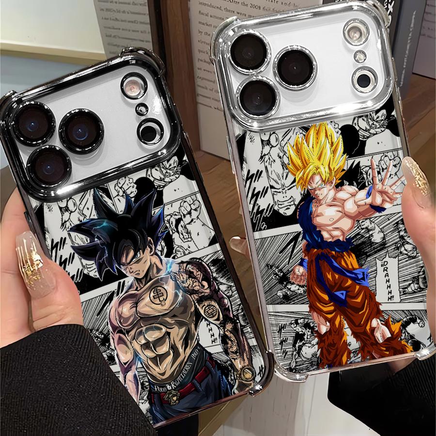 Чехол для iPhone 13 12 11 Pro Max 16e 16 15 14 Plus 17 Air Мягкий чехол Dragon Ball