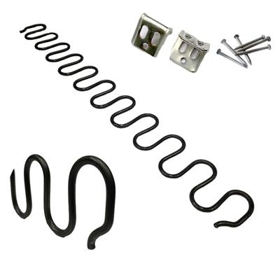 Хорошая эластичность и высокая прочность пружин для дивана для надежной и долговечной поддержки, замена пружин для дивана, кресла, металл, плоская пружина длиной 40 см