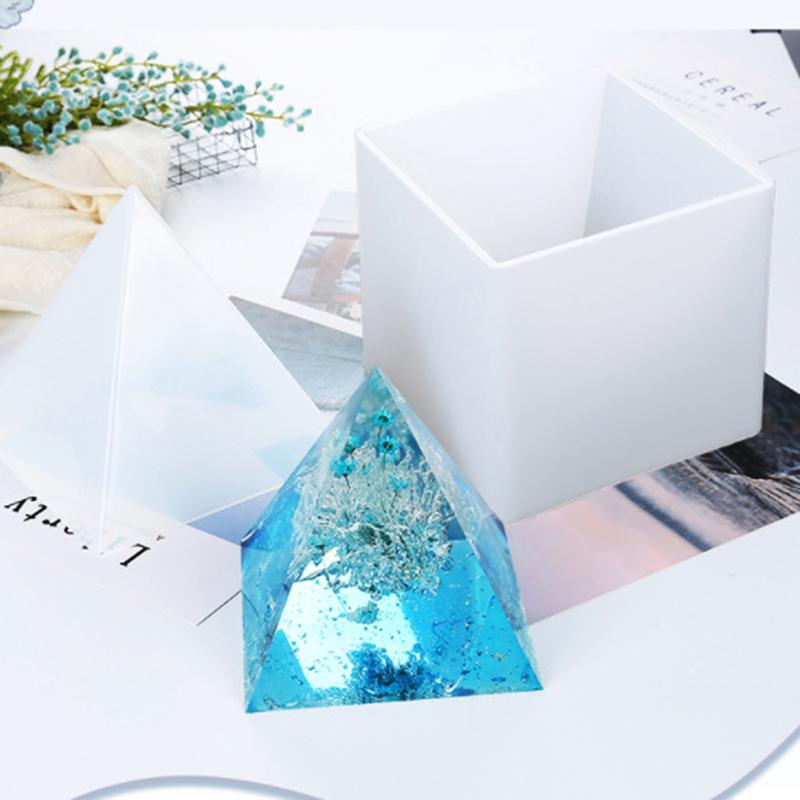 Супер большая пирамида из смолы силиконовая форма для литья ювелирных изделий из смолы форма 15 см