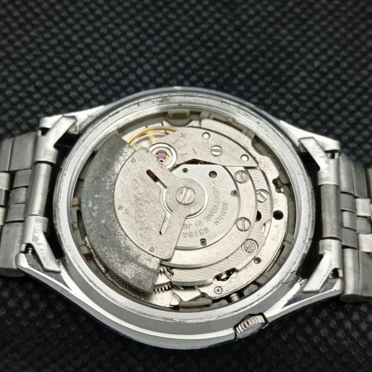 Б/У винтажные часы SEIKO 5 AUTOMATIC 6319A JAPAN MENS D/D RED 608d-a315619-2