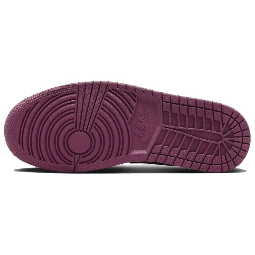 Кроссовки женские Air Jordan 1 Low Bordeaux Фиолетовый Белый Парус DC0774-161