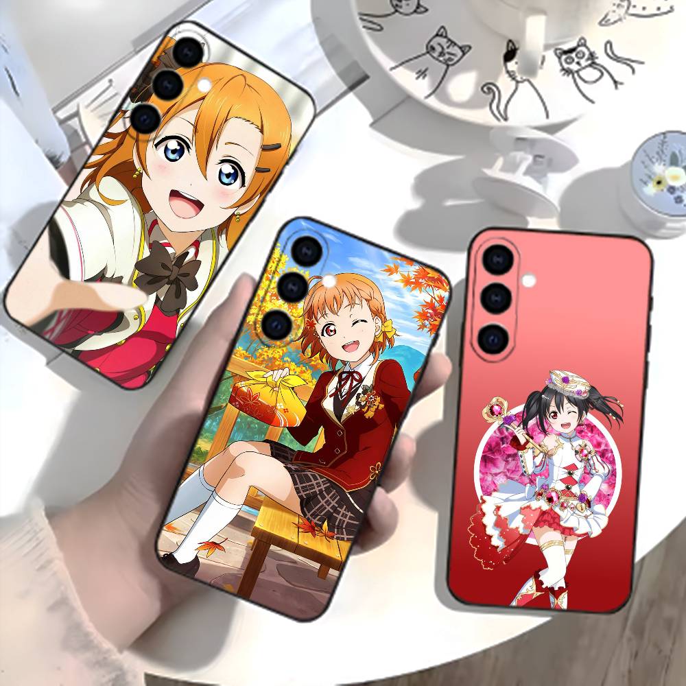 Kousaka Honoka-Love Live Phone Case For Samsung Galaxy A73,A21s,A22,A31,A52,A53,A71,A41Soft Black Shell