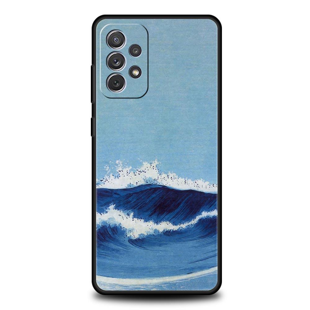 Чехол для телефона "Большая волна в Канагаве" для Samsung Galaxy A73 A53 A33 5G A13 A23 A21s A03 A11 A31 A41 A51 A52 A71 M21 M31 A01