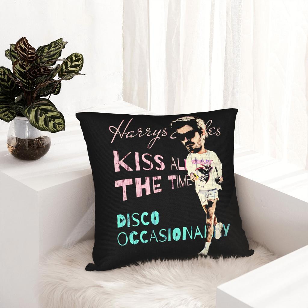 Harrys Styles Disco Occasionally Retro Pillowcase Soft Cushion Cover Decoration Throw Pillow Case Cover Chair Square 40X40Cm