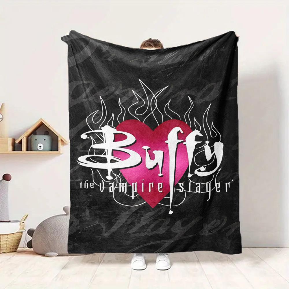 Buffy Slayer Flannel Blanket Throw Blanket Soft Warm Sofa Bed Camping Car home Decor Unique Christmas Gift C9302356