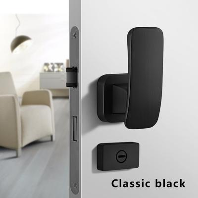 Внутренний дверной замок для спальни Mute Split Direct Push Door Lock для домашней комнаты, дверной замок для ванной комнаты, фурнитура для деревянных дверей Push-pull, аксессуары