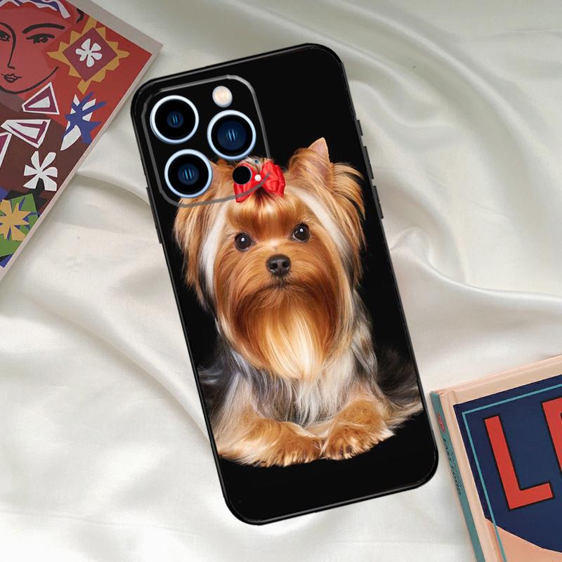 Yorkshire Terrier Dog Phone Case For iPhone 15 14 12 11 13 16 17 Pro Max 15 16 Plus 13 Mini 16e 17 Air Funda Cover