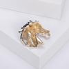 Creative Unique Horse Head Brooch Fashionable And Rxquisite Suit And Overcoat Accessory Simple And Elegant