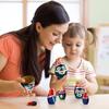 MATRYOSHKA&HANDICRAFT Nesting Dolls - Matryoshka, Matrioska, Babushka, Matraska Russian 7 Nesting Dolls for Children - Matryoshka Russian Nesting