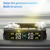 Car Solar Power Tire Pressure Alarm Monitor System Digital Tpms Display Tyre Pressure Temperature Alarm Warning Systems