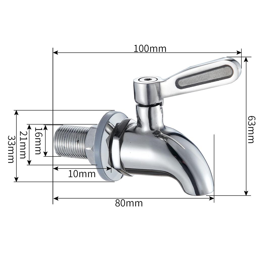 Jeonestan Shochu Server кран из нержавеющей стали для ликерного напитка с заменой для розлива ликерной воды и вина без коррозии или стекла