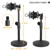 Frgyee AT2020 Настольная микрофонная стойка, регулируемая настольная микрофонная стойка с амортизирующим креплением для конденсаторного студийного микрофона Audio Technica AT2020 AT2035 ATR2500