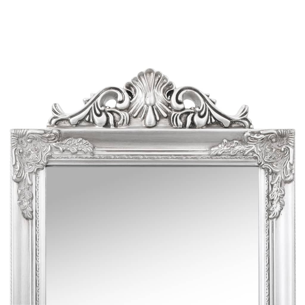 Floor Mirror Silver 40x160 cm