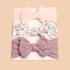 3Pcs/Lot Soft Baby Headbands Elastic Headwear Cute Headwrap  for 0-2Years