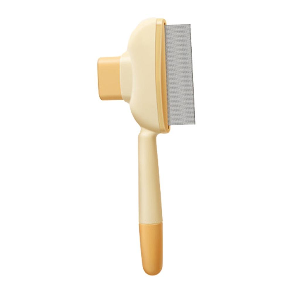 Self Cleaning Flea Comb Knot Removes Cat Grooming Brush for Short and Long Hair Cats