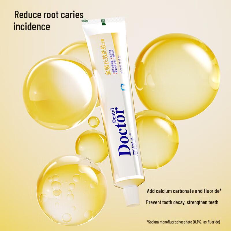 Dr. Tooth Gold Long-Lasting Anti-Cavity Toothpaste
