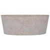 Grey Marble Washbasin - VIDAXL - Ø40x15 Cm - Handmade - Robust and Easy To Clean