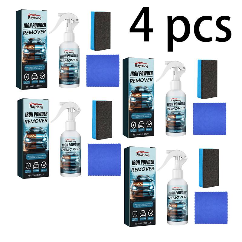 RAYHONG Набор для удаления железного порошка с автомобиля, очиститель ржавчины для автомобильной краски, шин, пятен, восстановитель ржавчины