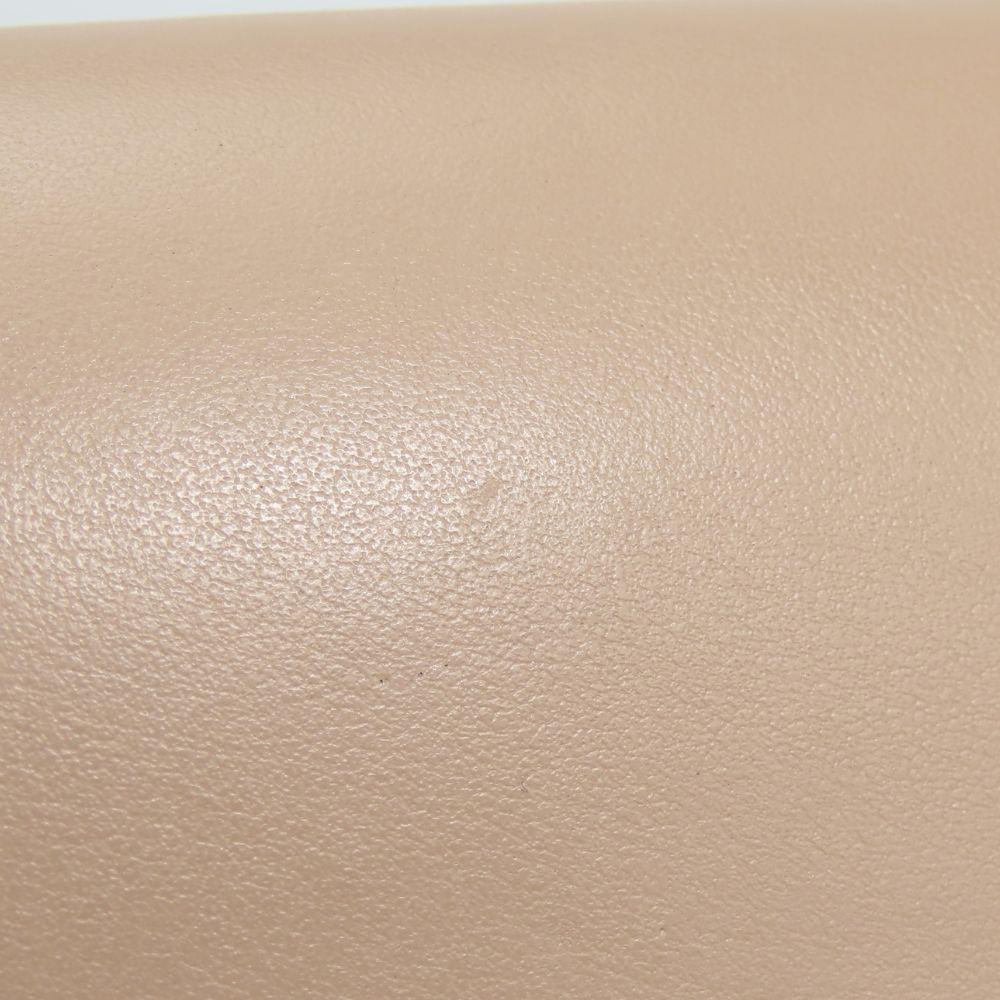 Used COACH Shoulder Bag CP008 leather Beige Chain
