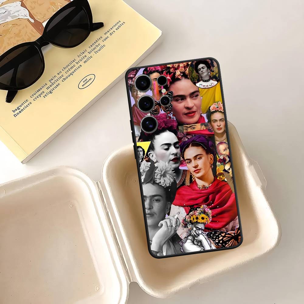 Модный Чехол F-Frida K-KahlosS Для Samsung Galaxy Case S25 S23 S22 S21 S30 S20 S10 Ultra Plus FE Мягкий Чехол из ТПУ