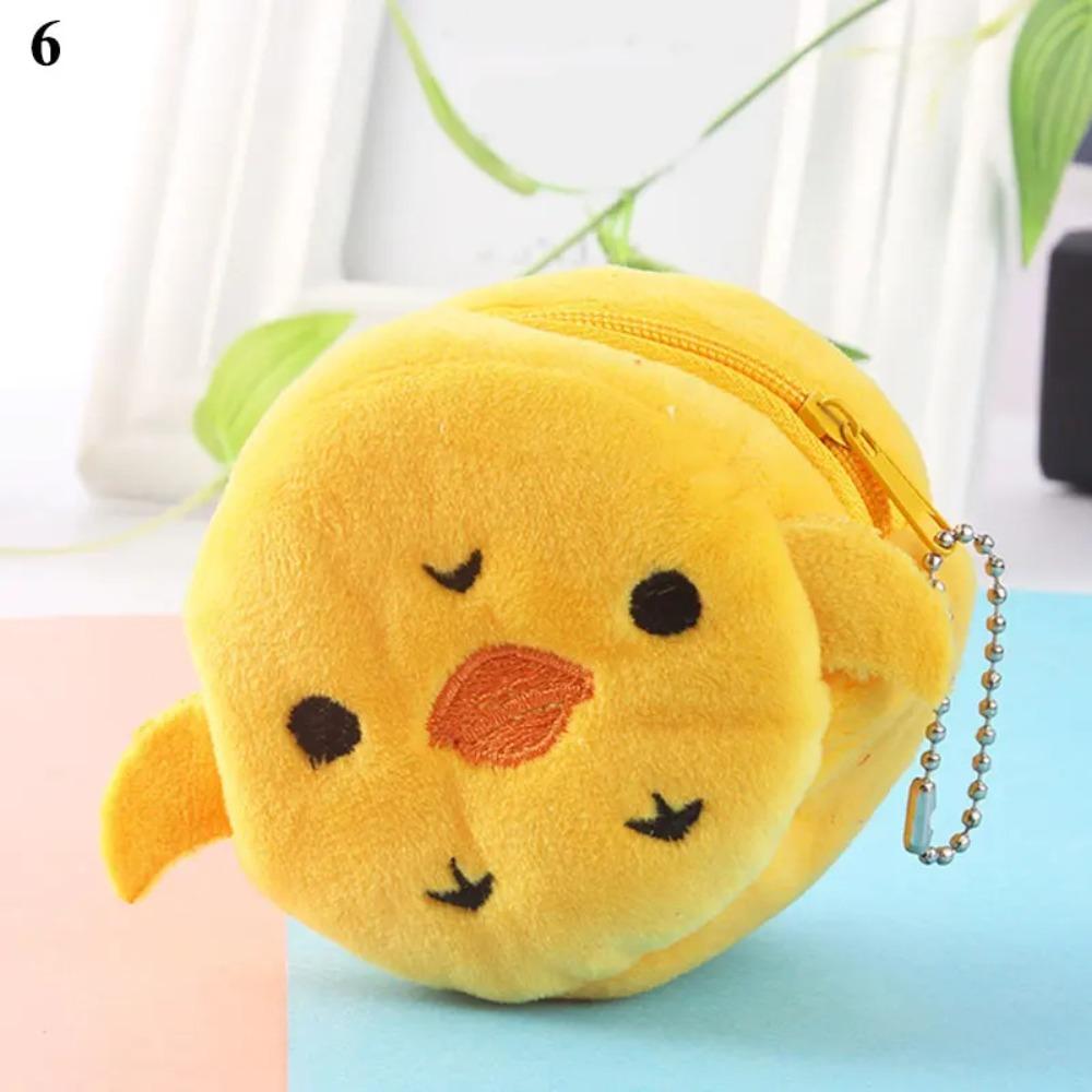 Cartoon Cute Cartoon Plush Coin Purse Animal Cute Frog Plush Cion Purse Girl Gift