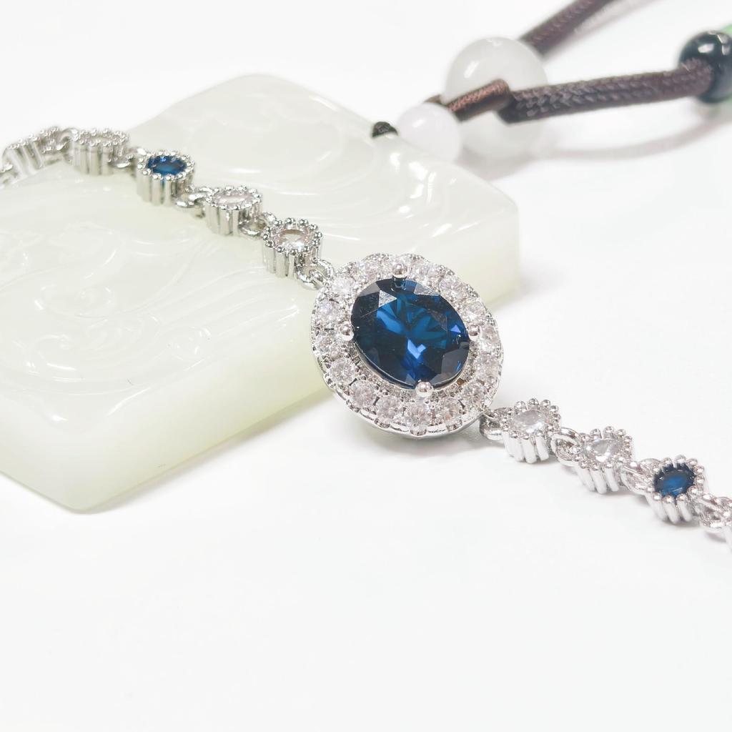 Gusen Jewelry: Новый браслет из драгоценных камней в китайском стиле, легкая роскошь, для элегантного очарования женщин
