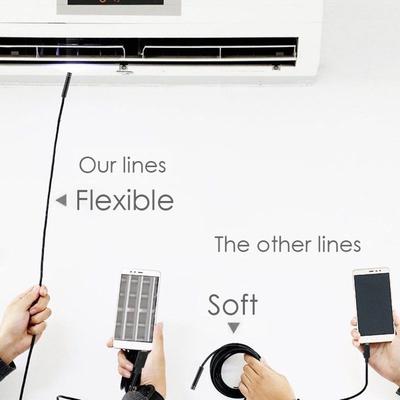 8 светодиодов WIFI эндоскоп водонепроницаемая камера для осмотра бороскопа для iPhone