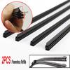 2Pcs/1Pcs Universal  Auto Vehicle Insert Soft Rubber Strip Refill For Frameless Wiper Blades 6mm 26" 24" Car Accessories