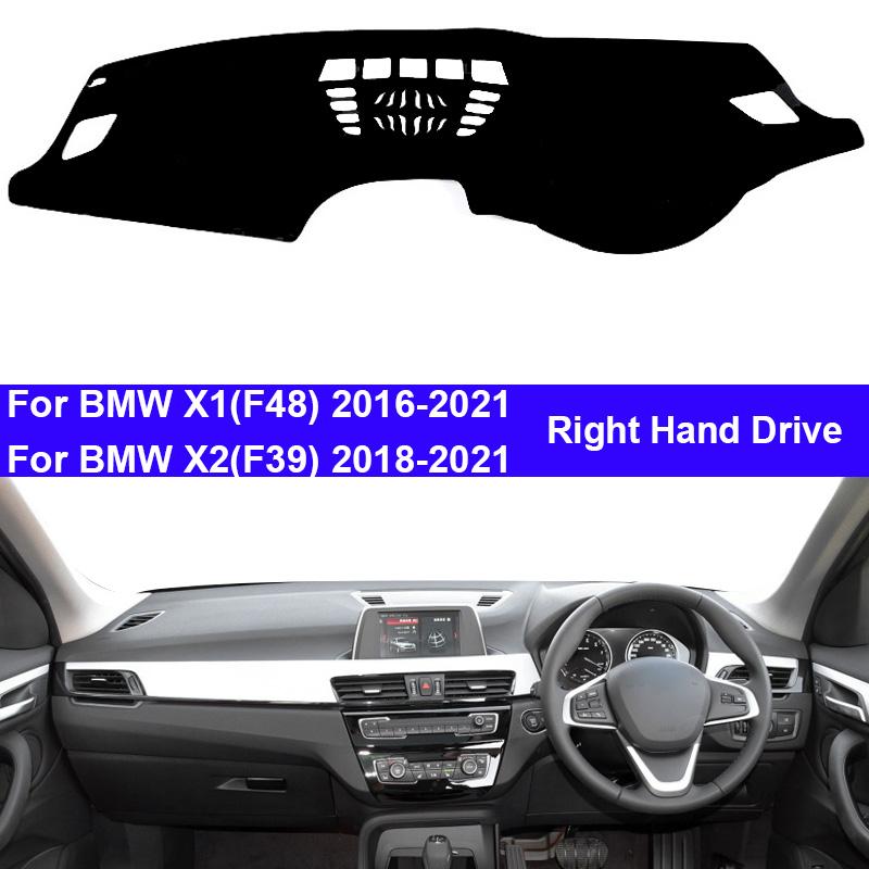 Car Dashboard Cover DashMat Carpet Cape For BMW X1 (F48) 2016 2017 - 2025 X2 (F39) 2018 2019 20120 2025 Auto Protector Sun-Shade