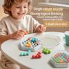 Smart Rainbow Intelligence Magic Bead Children's Logical Thinking Training Puzzle Solving Level Breaking Reasoning Pinball Toy