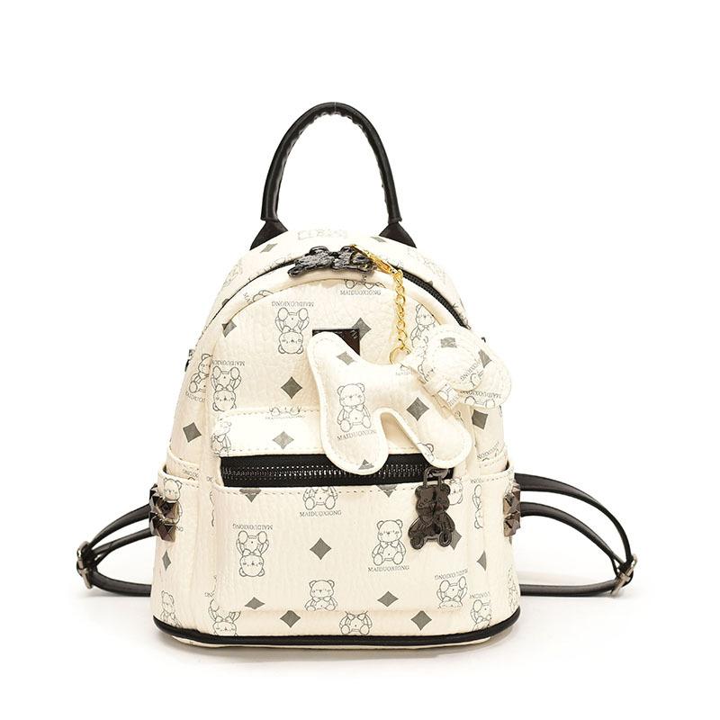 Ранняя весна новая высококлассная сумка медведь классический рюкзак универсальный на одно плечо женский