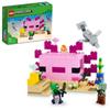 LEGO Minecraft Axolotl House Toy Подарок на день рождения Блок Рождество Мальчики Девочки Дети 7 лет 8 лет 9 лет Начальная школа Minecraft